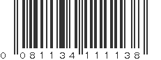 UPC 081134111138