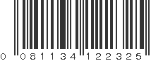 UPC 081134122325