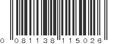 UPC 081138115026