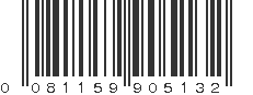 UPC 081159905132