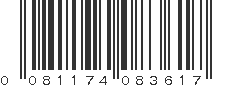 UPC 081174083617