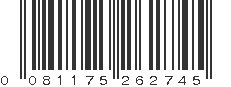 UPC 081175262745