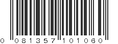 UPC 081357101060