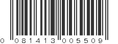 UPC 081413005509