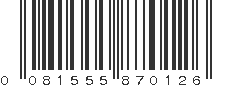 UPC 081555870126