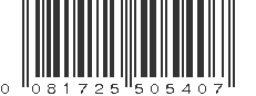 UPC 081725505407