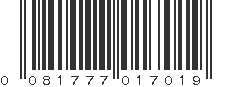 UPC 081777017019