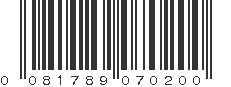 UPC 081789070200
