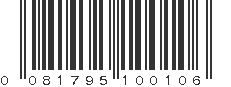 UPC 081795100106