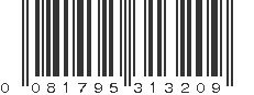 UPC 081795313209