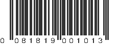 UPC 081819001013