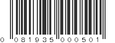 UPC 081935000501