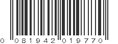 UPC 081942019770