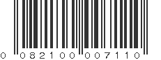 UPC 082100007110