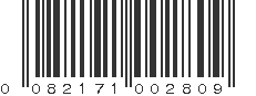 UPC 082171002809