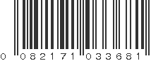 UPC 082171033681