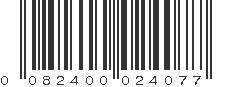 UPC 082400024077