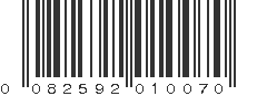 UPC 082592010070