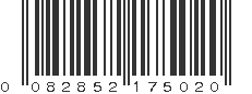UPC 082852175020