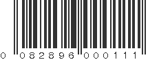 UPC 082896000111