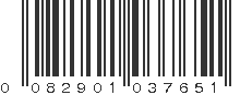 UPC 082901037651