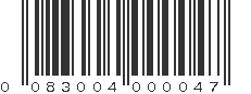 UPC 083004000047