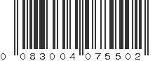 UPC 083004075502