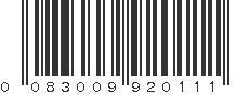 UPC 083009920111