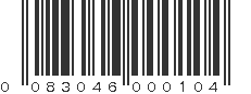 UPC 083046000104