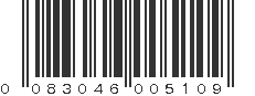 UPC 083046005109