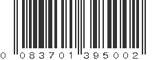 UPC 083701395002