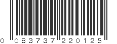 UPC 083737220125