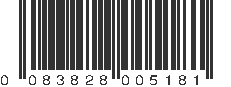 UPC 083828005181