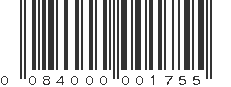 UPC 084000001755