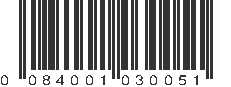 UPC 084001030051