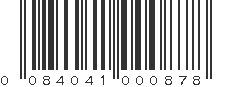 UPC 084041000878