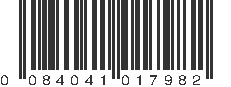 UPC 084041017982