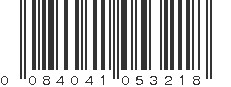 UPC 084041053218