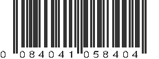 UPC 084041058404