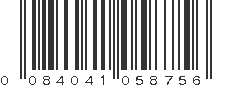 UPC 084041058756