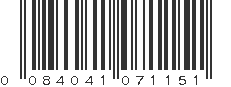 UPC 084041071151