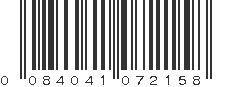 UPC 084041072158