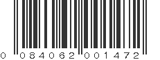 UPC 084062001472