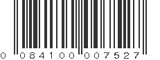 UPC 084100007527