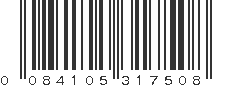 UPC 084105317508