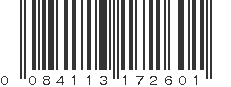 UPC 084113172601