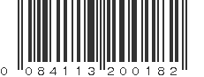 UPC 084113200182