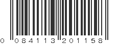 UPC 084113201158