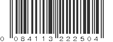 UPC 084113222504