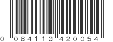 UPC 084113420054